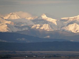 Fresh Snow on the Rockies 