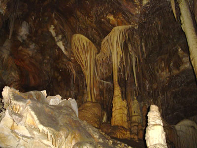 Inside Lehman caves