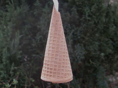 Cone with pipe cleaner holder