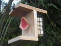 Fruit and Suet Wooden  Feeder