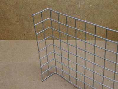 Bent wire netting