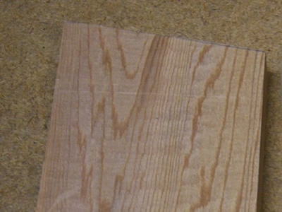 Side pieces cut
