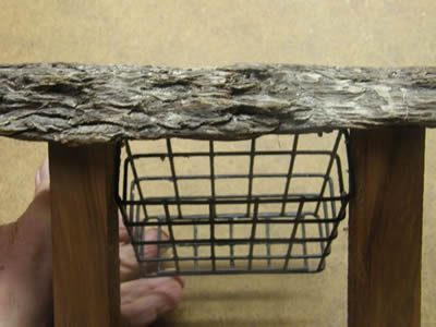 Suet cage opens up